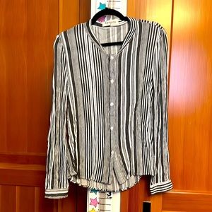 Striped button down shirt
